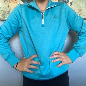 Teal puma quarter zip 💥 (3 for $25!!)